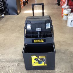 22 in. 4-in-1 Cantilever Mobile Tool Box with Bonus 25 ft. FATMAX Tape Measure 22 in. 4-in-1 Cantilever Mobile Tool Box with Bonus 25 ft. FATMAX Tape Measure