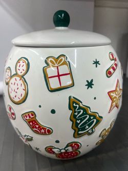 Disney Christmas Cookie Jar