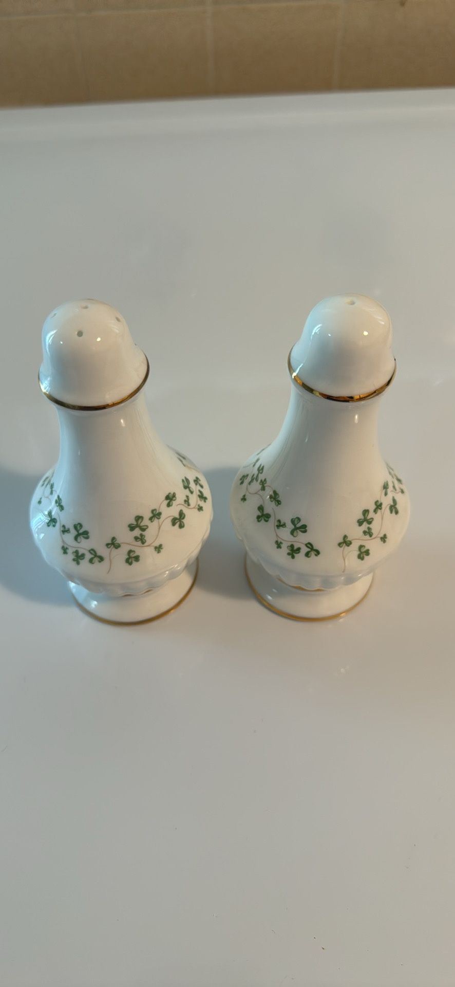 Royal Tara Salt and Pepper Shakers Made in Ireland Fine Bone China
