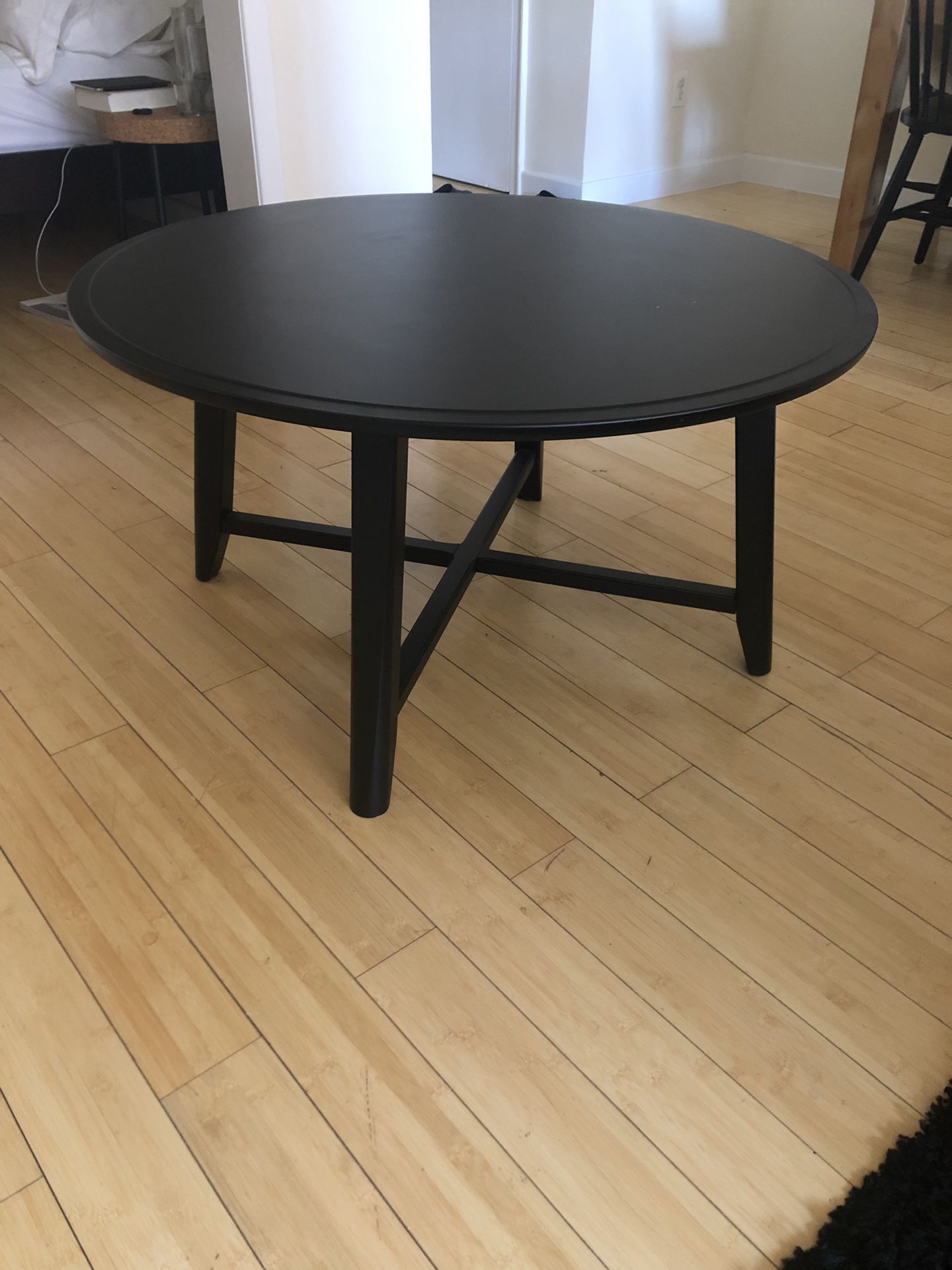 IKEA Kragsta Black Coffee Table