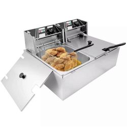 Double Deep Fryer New