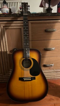 Sigma Martin Acoustic Guitar nice playing and sounds good Comes with Seiko Digital Tuner h