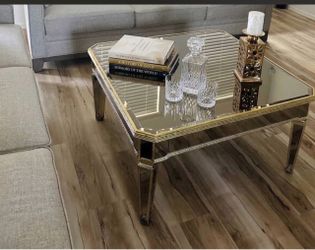 Amelie Mirrored Cocktail Table by Horchow. Original Price: $1,386.00  Pickup Lynnwood