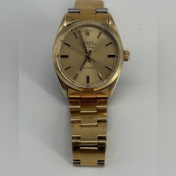 Rolex Air King 5520 Gold Plated Vintage Watch 