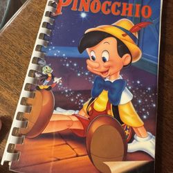 Handmade Pinocchio Notepad/Junk Journal