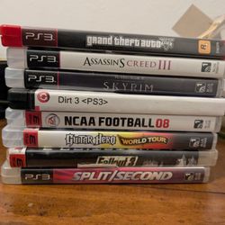 PS3 Games $10 A Piece Or All For $35