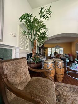 Faux Palm Trees