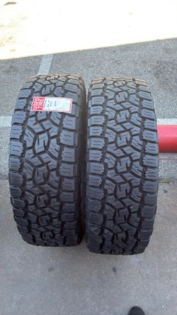 Pair of Used Toyo Open Country AT3 (2) 250$ Installed and Balanced Located at 1305 Preston Ave Pasadena Tx 77503