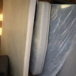 Queen box Spring & Brand new Standard 5” mattress 