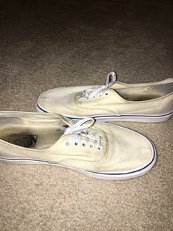 Vans Classic Off White Men Shoes Sz 9
