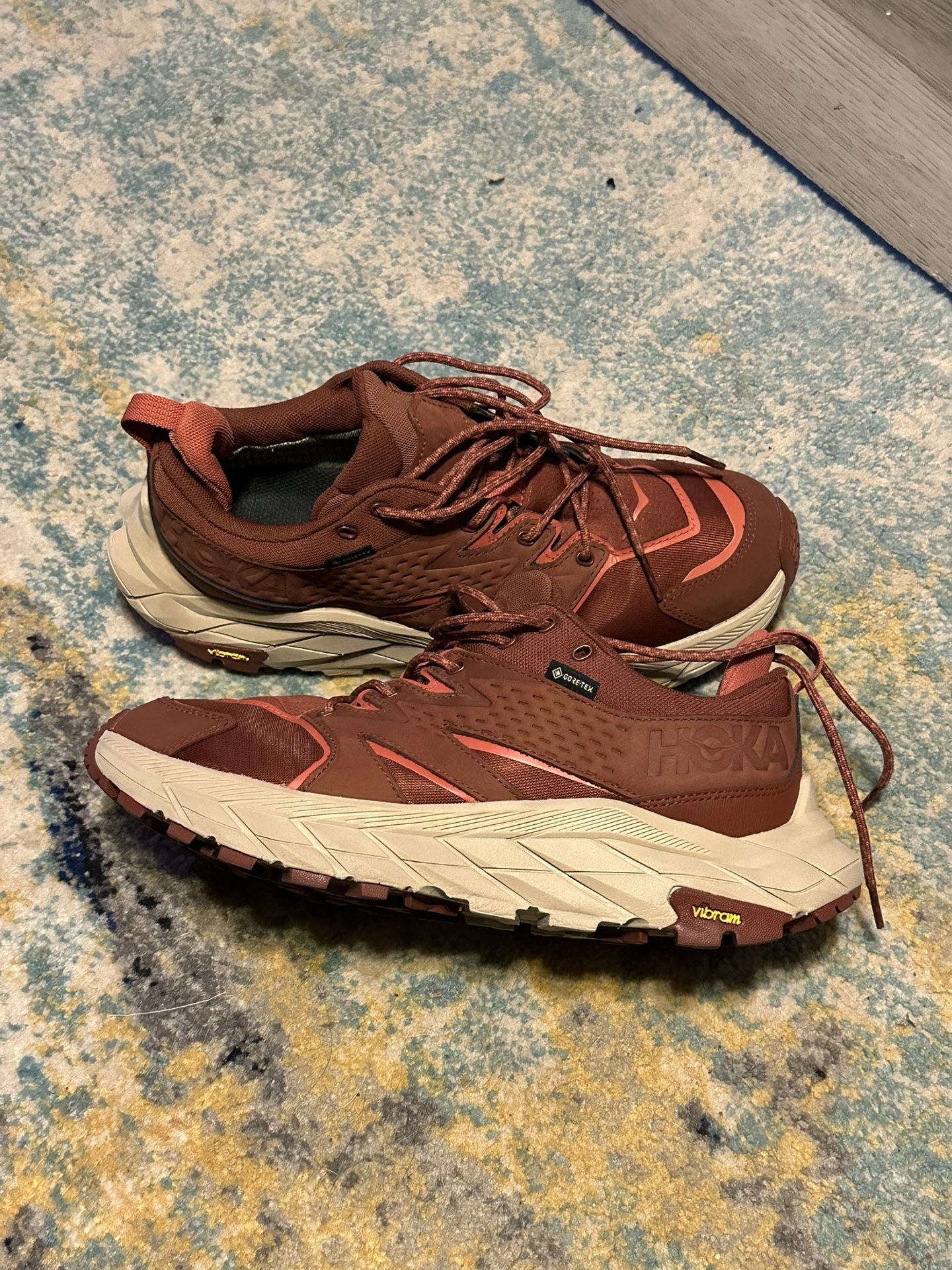 Women’s Hoka One One Anacapa Low GTX Gore-Tex Hiking Shoes 1119373-CMHS Size 9