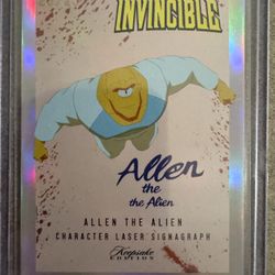 2025 Invicible Allen The Alien Laser Auto SSP /25