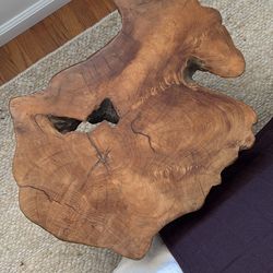 Coffee Table (accent table) Live Edge Wood