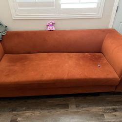 Orange Sofa 