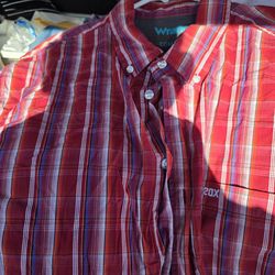 WRANGLER 20X COMPETITION XXL 2XL Button Down Shirt