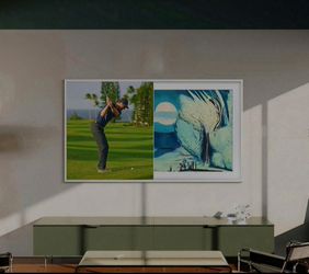 55-inch SAMSUNG QLED The Frame 4K Smart TV UHD HDR (2025 Model)