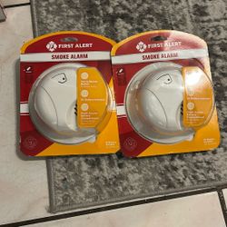 Two Unused Battery Powered Smoke Alarms