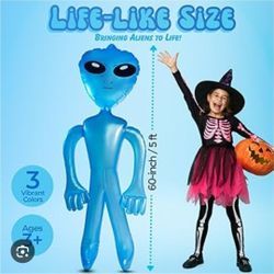 Out of This World Decor: Giant 5ft Inflatable Alien!