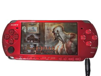 🔥 Sony PSP-3000 Red — Preloaded Games, Ready to Play + 7-Day Warranty 🔥