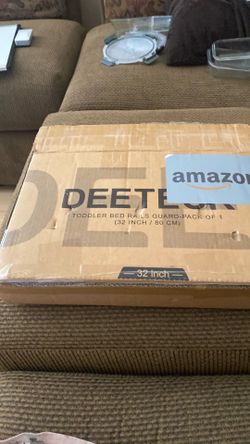 Deeteck Toddler Bed Rail -new adjustable 32 inch toddler bed rail $10