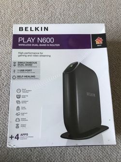 Belkin Play N600 wireless dual- band N router