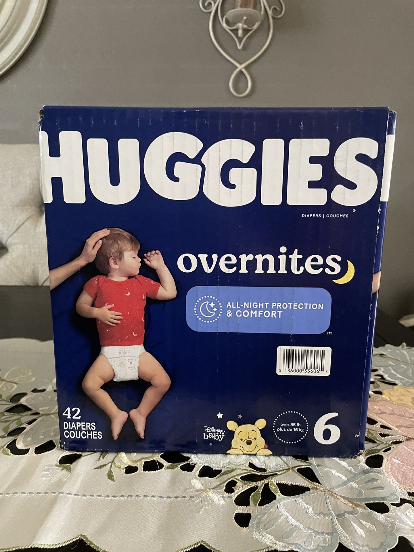 Huggies overnite - Size 6