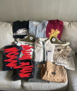 Patagonia, Converse, Seager & Vintage Shirt Bundle – 7 Items
