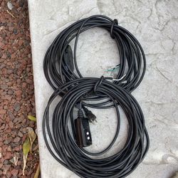 Lightweight electric extension cord