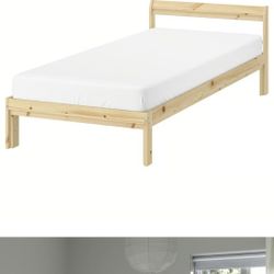Ikea Twin Bed Frame And Matching Night Stand