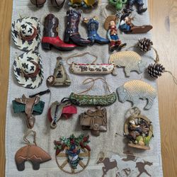 Southwest Christmas Ornaments  (25 Total)