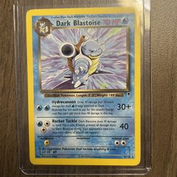 Dark Blastoise 4/110 Legendary Collection MP Non Holo Rare Pokémon TCG  vintage 