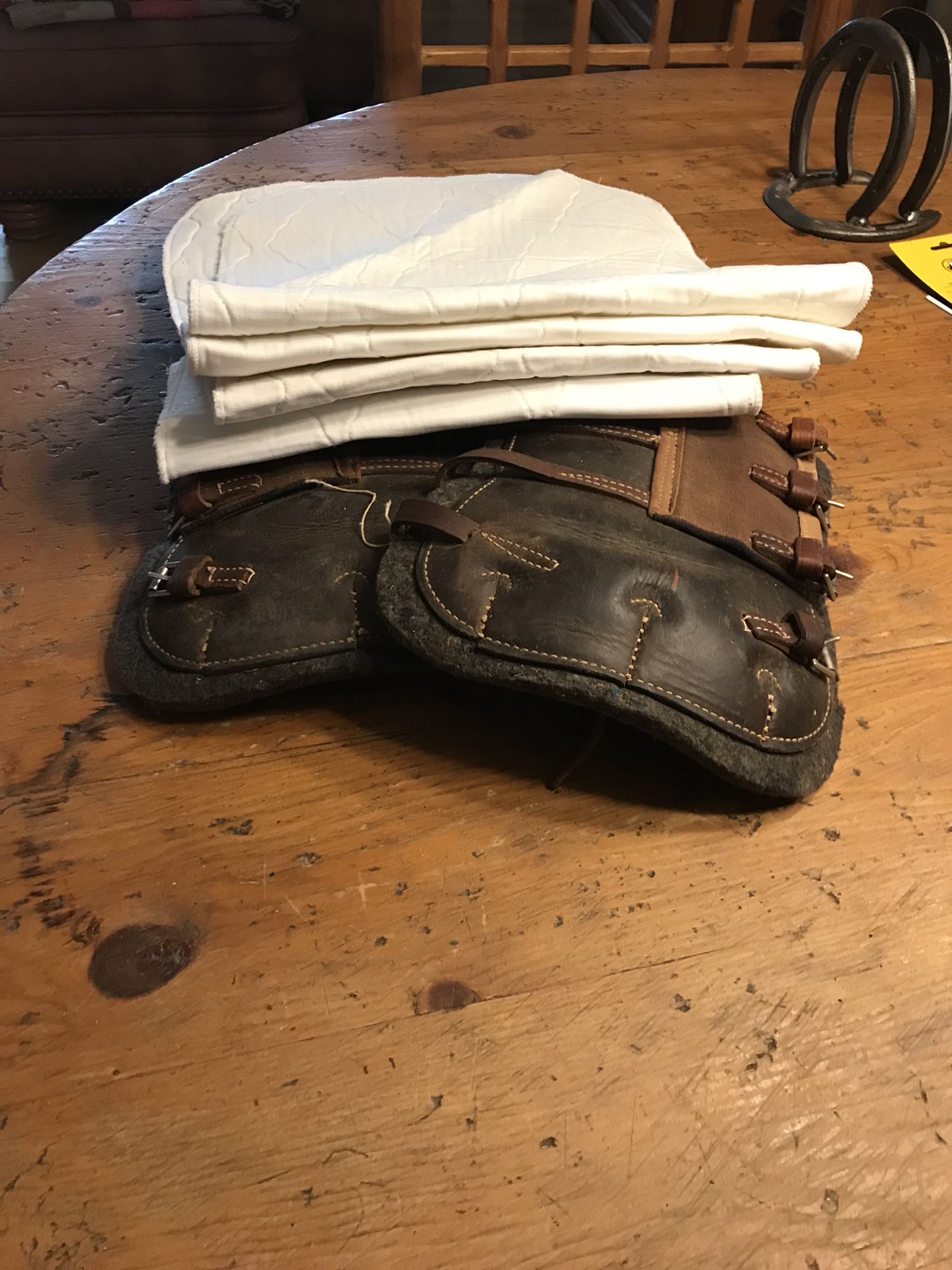 Horse jumping boots