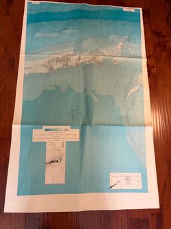 Vintage ADAK Alaska Aleutian Arc Bathymetric Map ESSA 36.5x58.5”