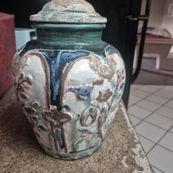 Beautiful Chinese Ginger Jar And Stand