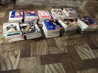 Hundreds of sports cards