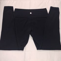 Lululemon Black Leggings size 10