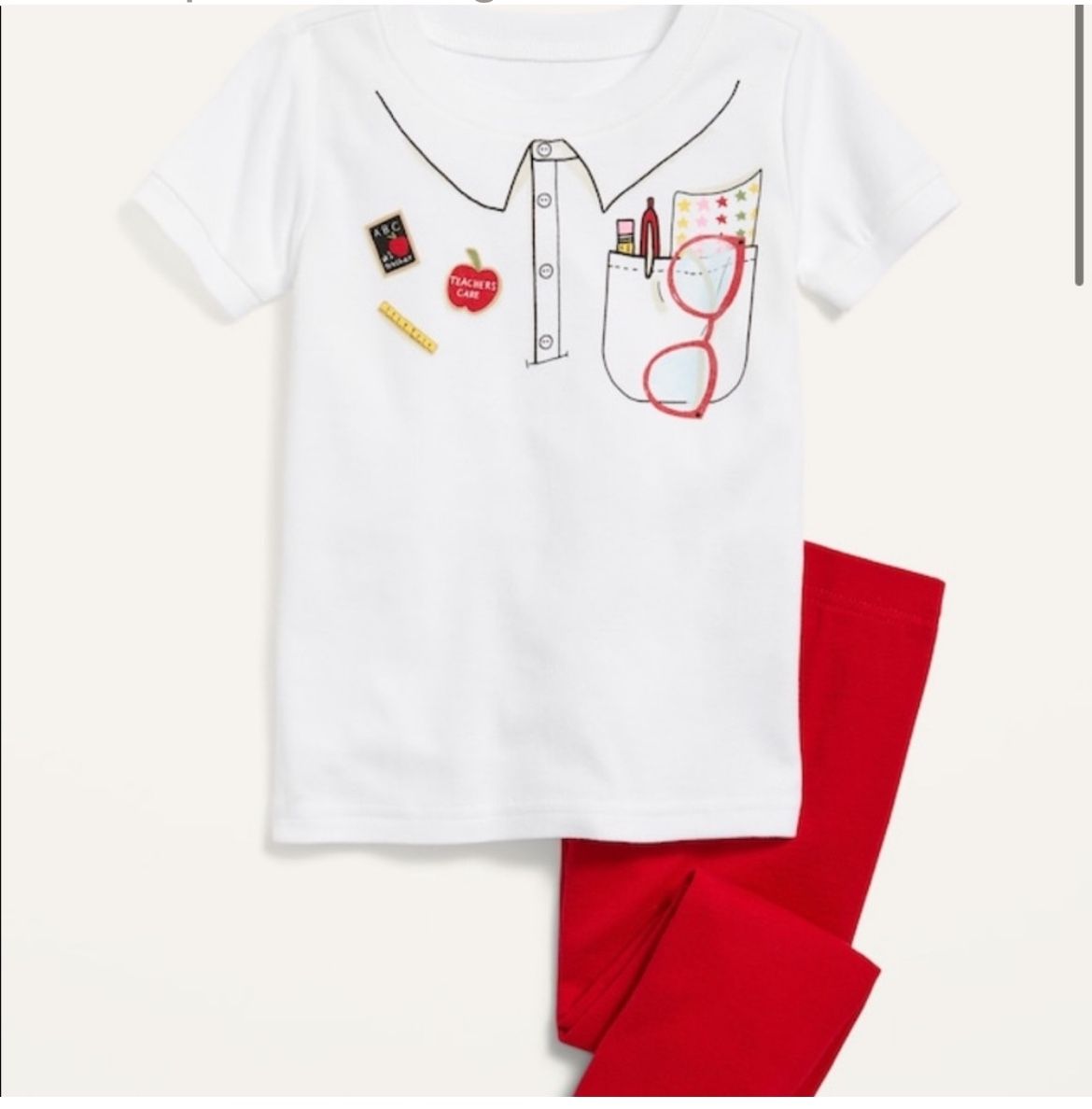 Nwt Toddler Youth Teacher Outfit Costume Sz 12-18 Months