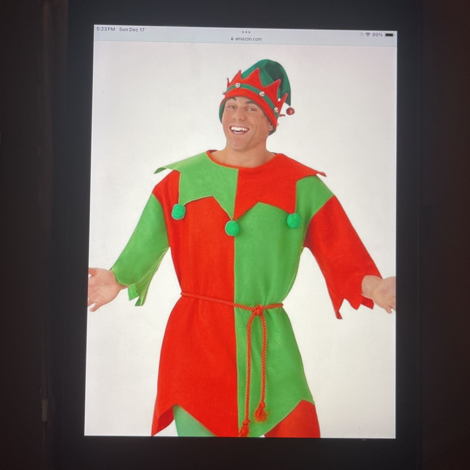 Christmas Or Halloween Elf Costume