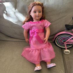 Our Generation Doll And Bike