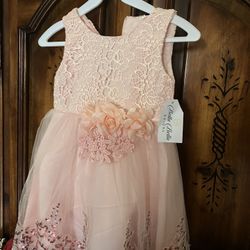 Flowers Girl Dress 4-5 T