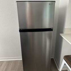 Vissani Mini Refrigerator Stainless Steel