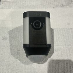 Ring Spotlight Security Camera With Solar Panel
