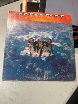 Aerosmith - First Pressing Self Titled Debut LP vinyl RARE Orange Stripe Variant