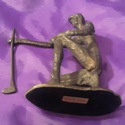 Set of (4) Bronze Vintage Golf Sculptures