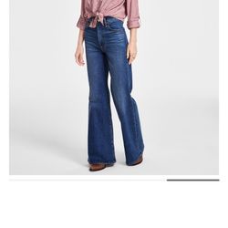 Levi Ribcage High Rise Flare Jeans 