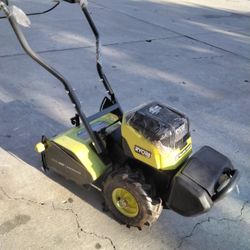 RYOBI 40V CORDLESS BRUSHLESS TILLER 