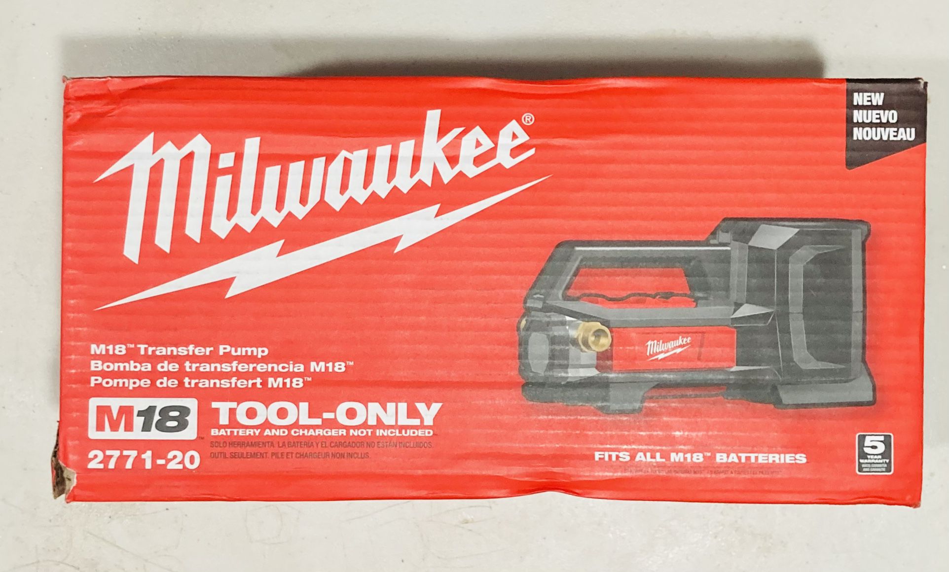 Milwaukee M18 Transfer Pump (TOOL ONLY)