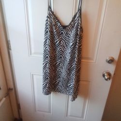 Smart And Sexy Zebra Chemise 
