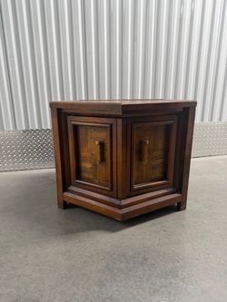 Wooden side table