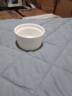 White ramekin